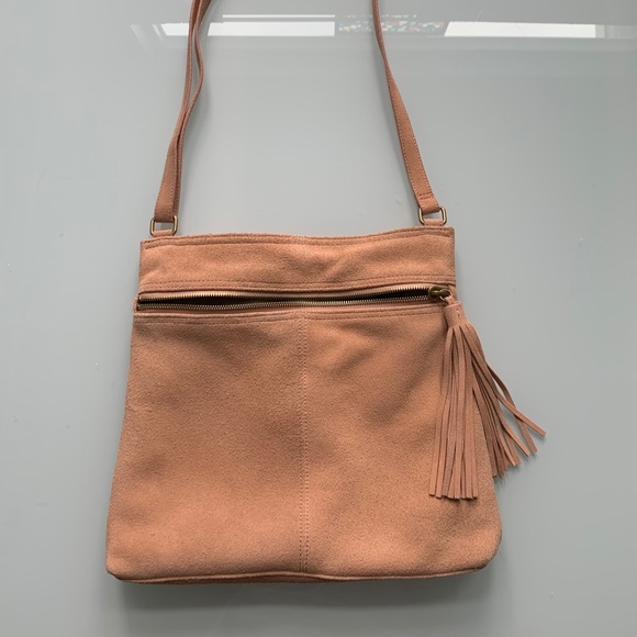 EUC GENUINE LEATHER CROSSBODY - Picture 1 of 8